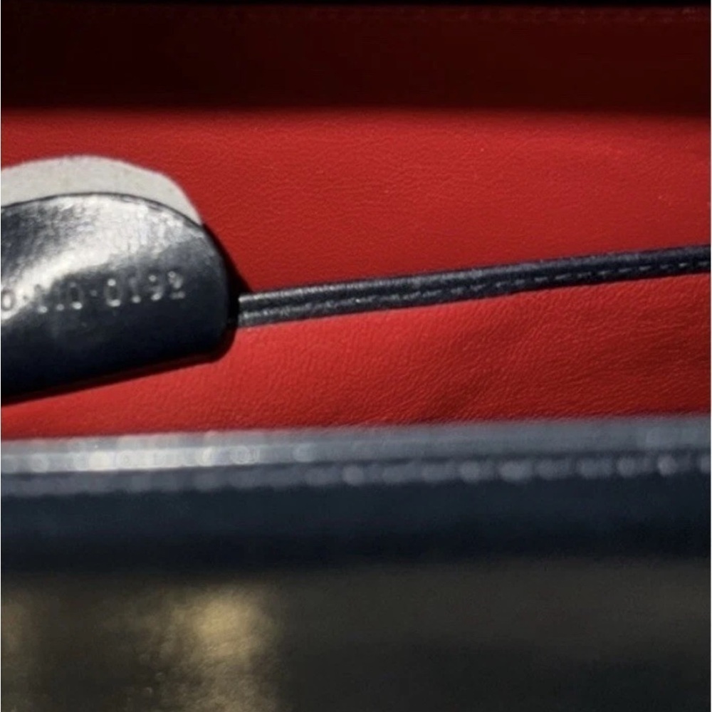 Gucci Parisian Trending Vintage Black Leather Crossbody Satchel Bag - Picture 12 of 15